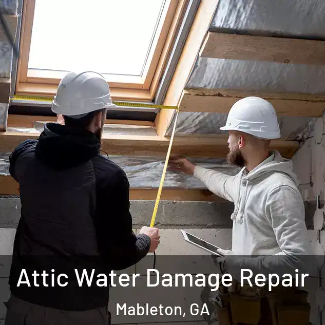  Attic Water Damage Repair Mableton, GA
