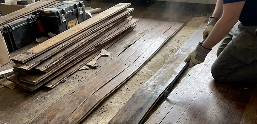 Wood Veneer Water Damage Repair Mableton