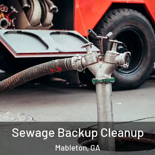  Sewage Backup Cleanup Mableton, GA