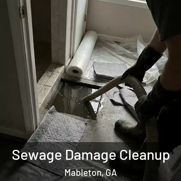  Sewage Damage Cleanup Mableton, GA